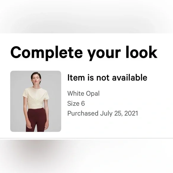 Women’s Lululemon Short Sleeve Shirt with Tie Wrap Size 6 - Picture 8 of 8